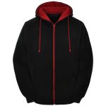 MEN’S HIGH QUALITY SOLID ZIPPED HOODIE