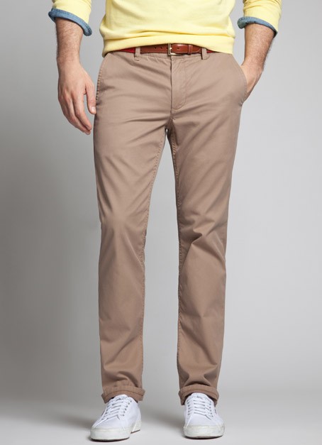 MEN’S SLIM FITTED SMART CHINO TROUSER
