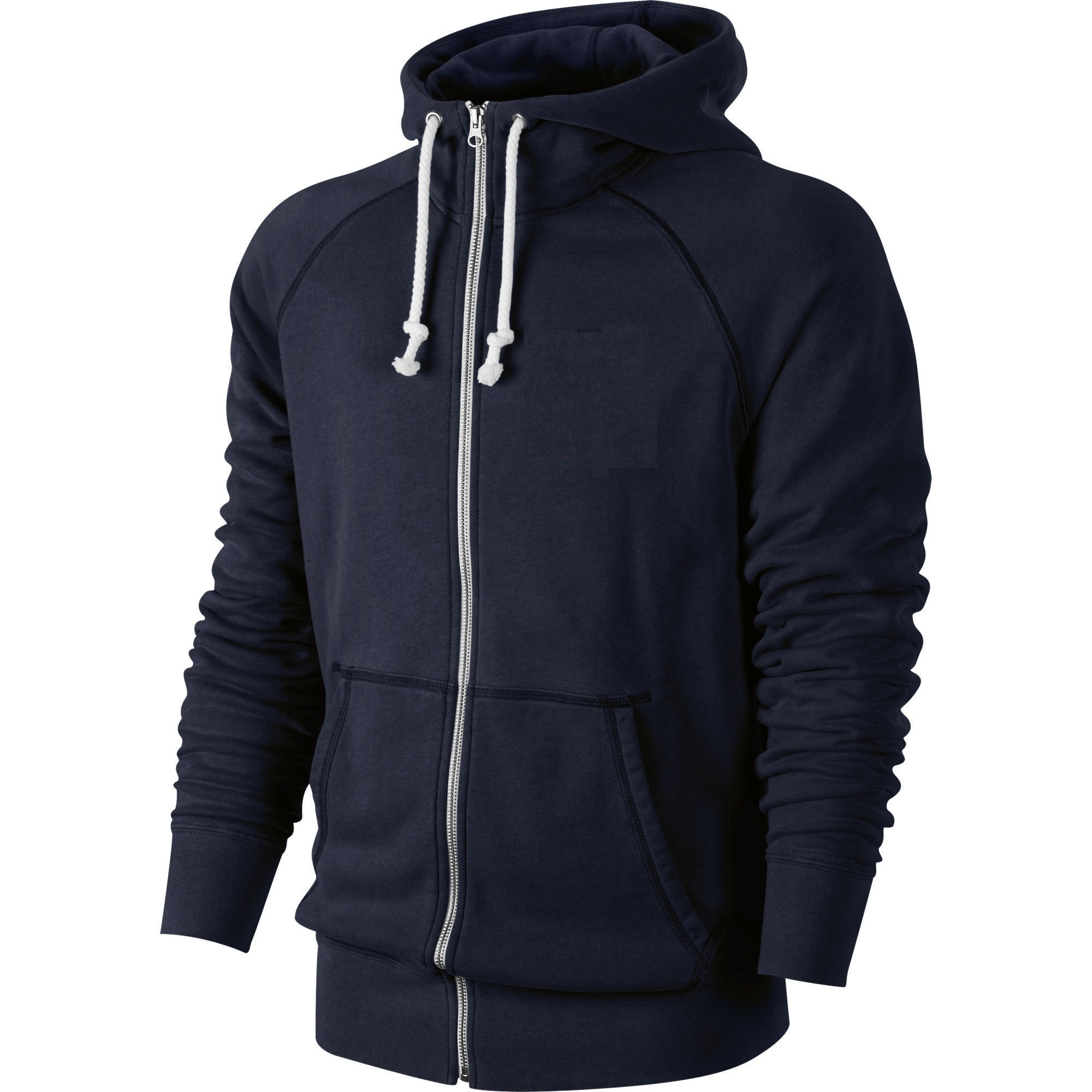 MEN’S HIGH QUALITY SOLID COLOR ZIPPED HODDIE