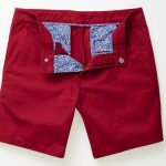 HIGH QUALITY UNISEX RED CHINO SHORTS